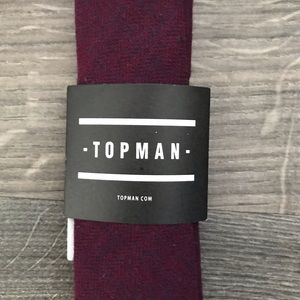 Topman burgundy necktie (2-inch width)